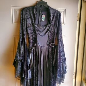 Lip service crushed velvet ballgown *vintage*